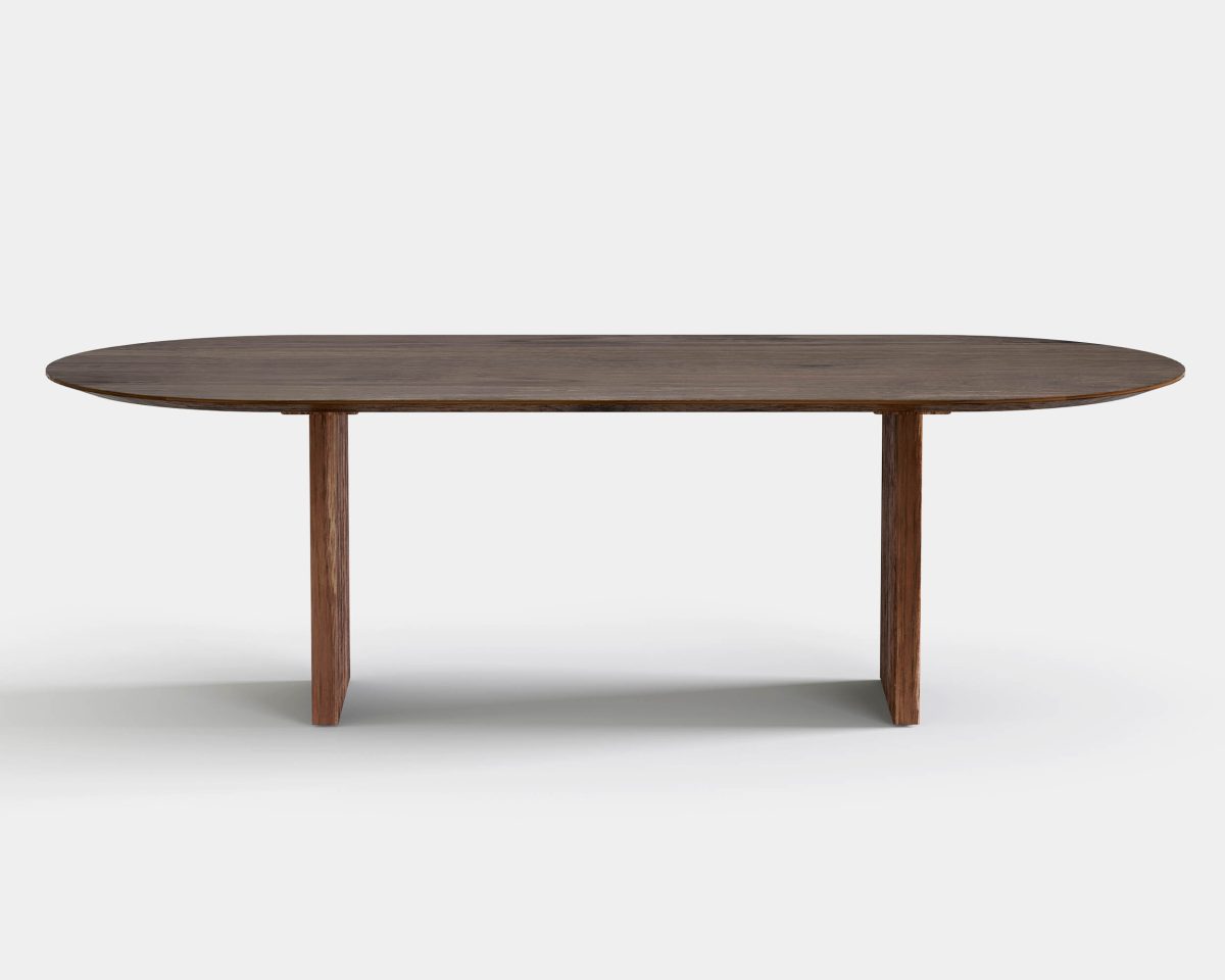 TEN Oval Table by DK3 (smoked oak / walnut) | Shop Online